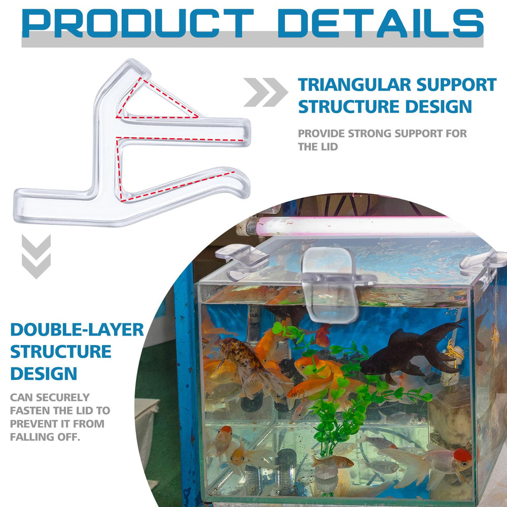 Chunful 12-pack packaging of aquarium lid clips ready for setup