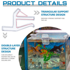Chunful 12-pack packaging of aquarium lid clips ready for setup