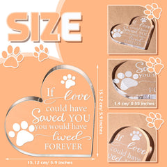 Chunful pet memorial heart size shows a compact, display-ready keepsake