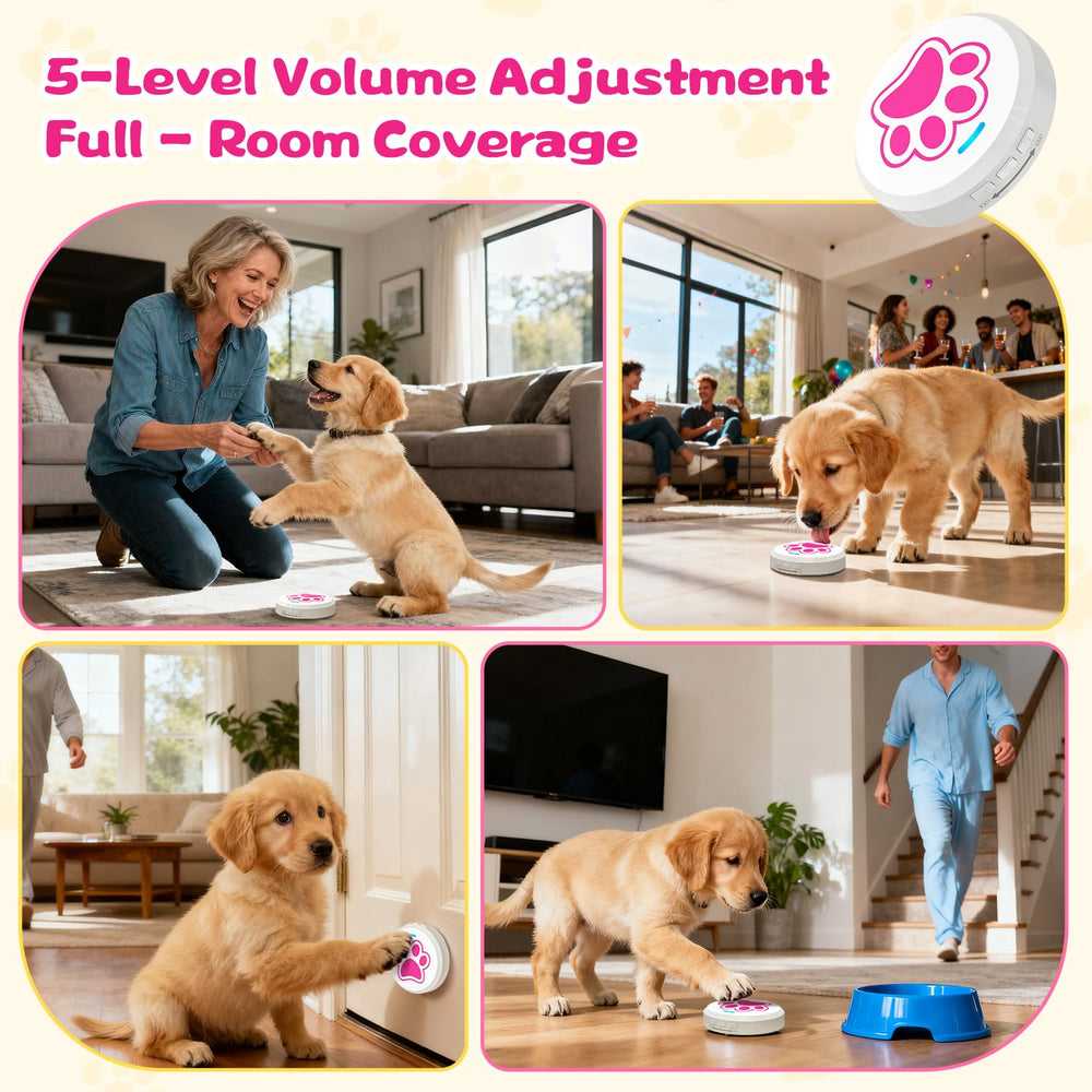 ChunHee Dog Door Bells chew-proof body demonstrates durable design