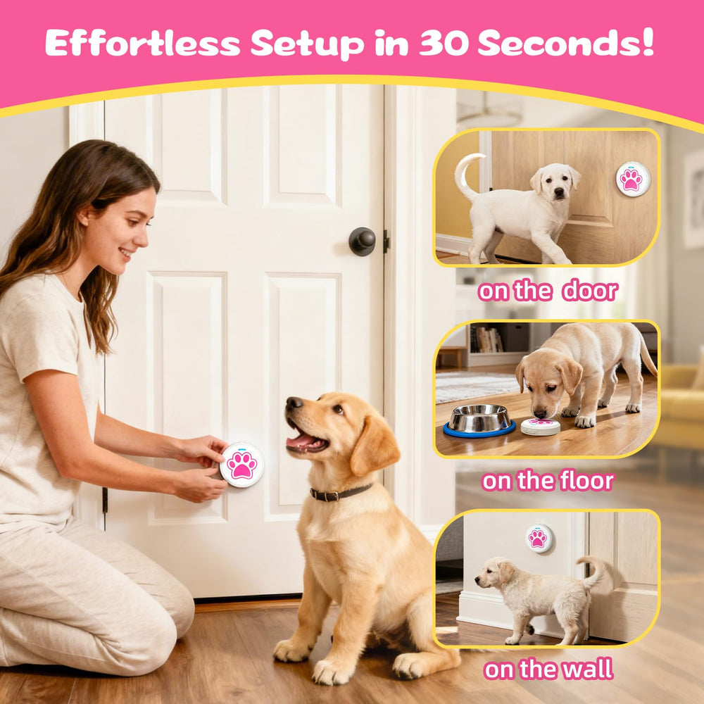 ChunHee Dog Door Bells training guide included for potty training