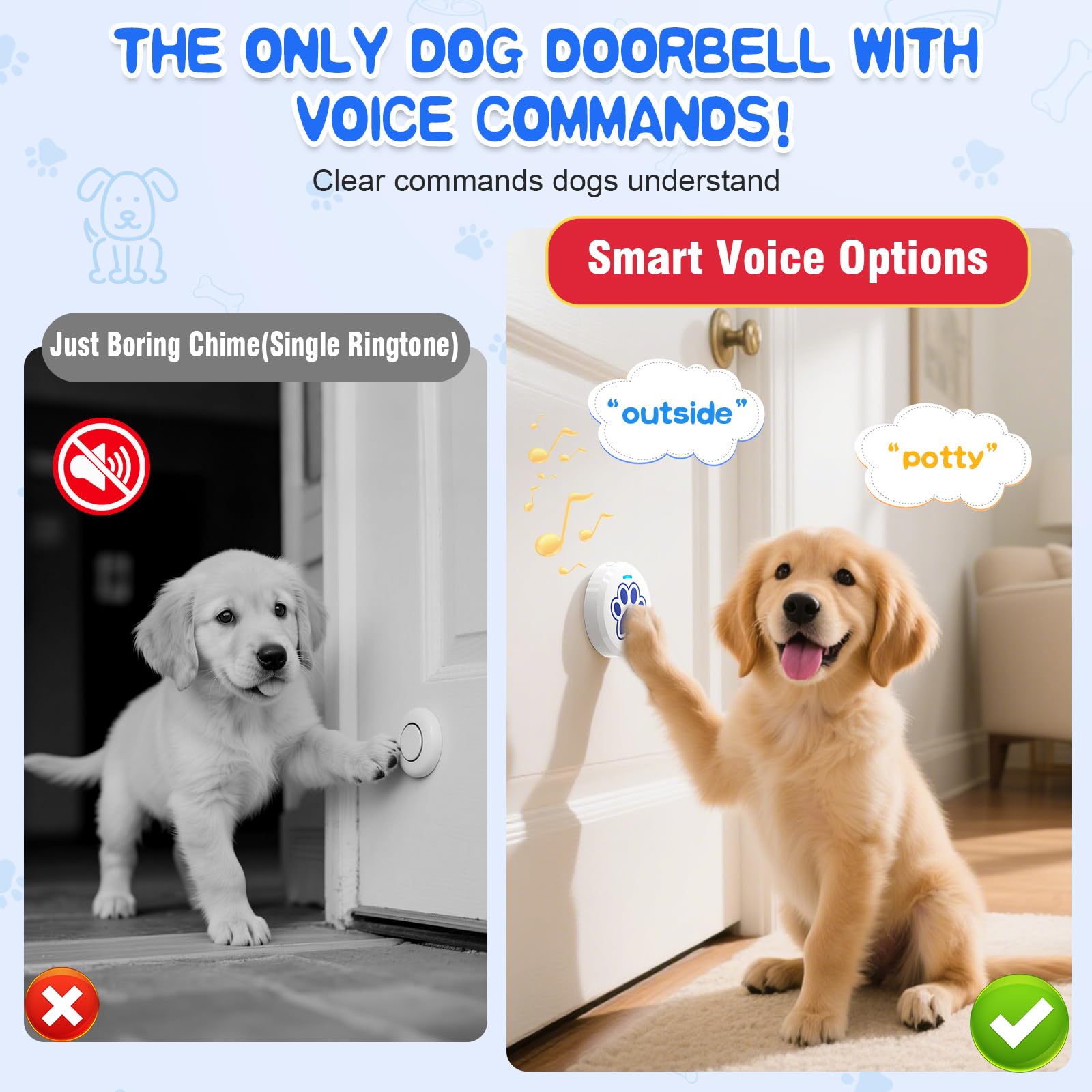 ChunHee door bell signaling setup on a doorway