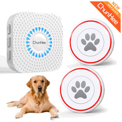 ChunHee smart dog door bell receiver volume controls illustrate adjustable alerts for quiet homes.