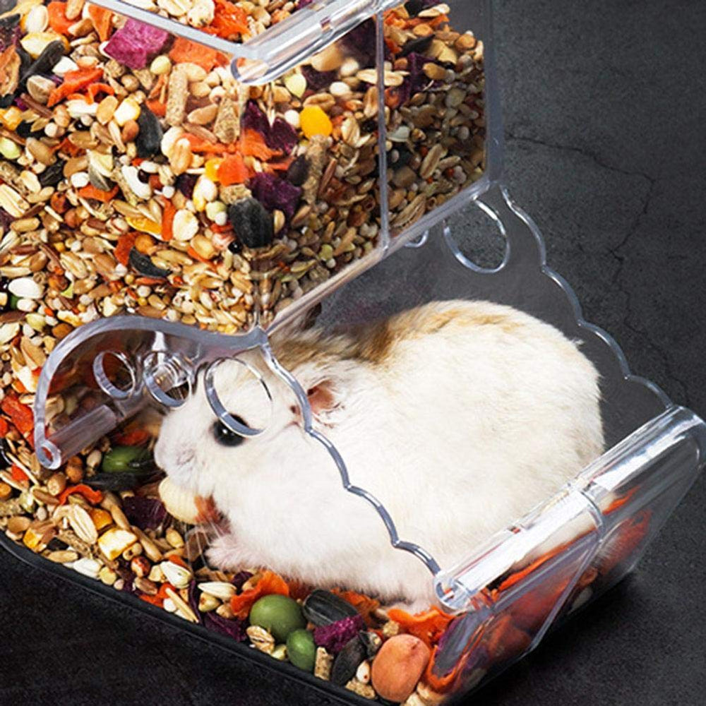CHUQIANTONG compact acrylic design fits small pet cages.