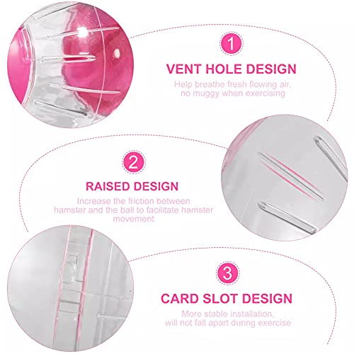 CHUQIANTONG hamster ball durable-plastic built to last during rough play.