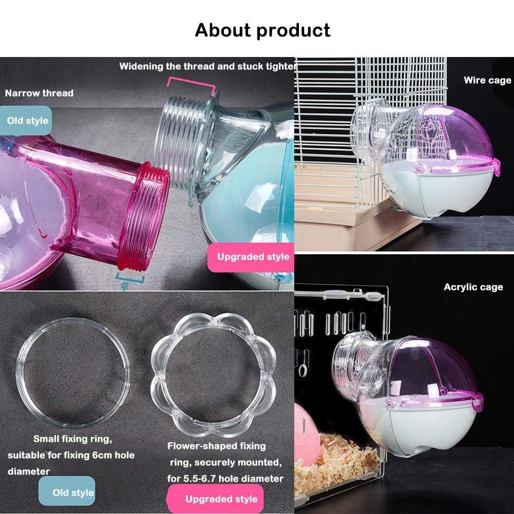 CHUQIANTONG hamster bathroom blue size specs highlight compact footprint for small cages