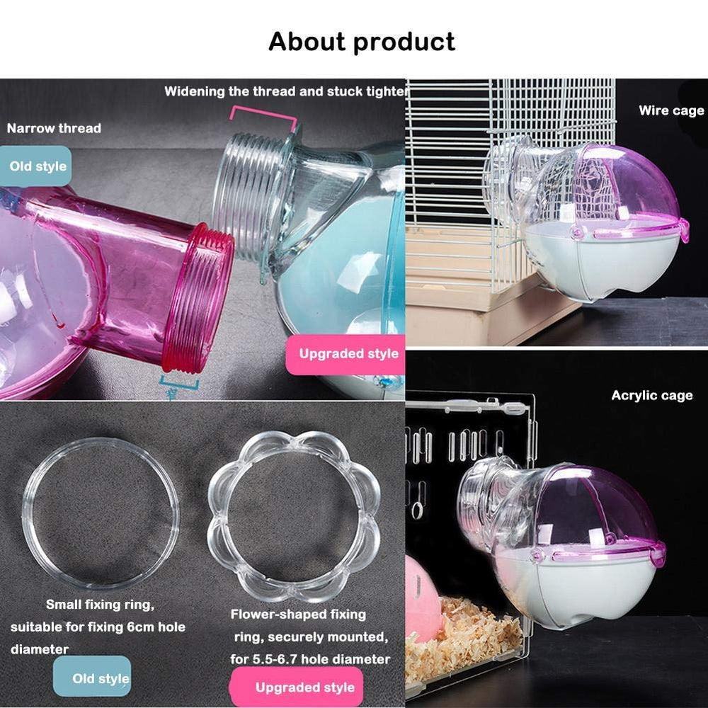 CHUQIANTONG hamster bathroom blue size specs highlight compact footprint for small cages