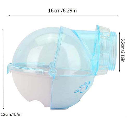 CHUQIANTONG hamster bathroom blue top cover keeps sand contained for tidy cages