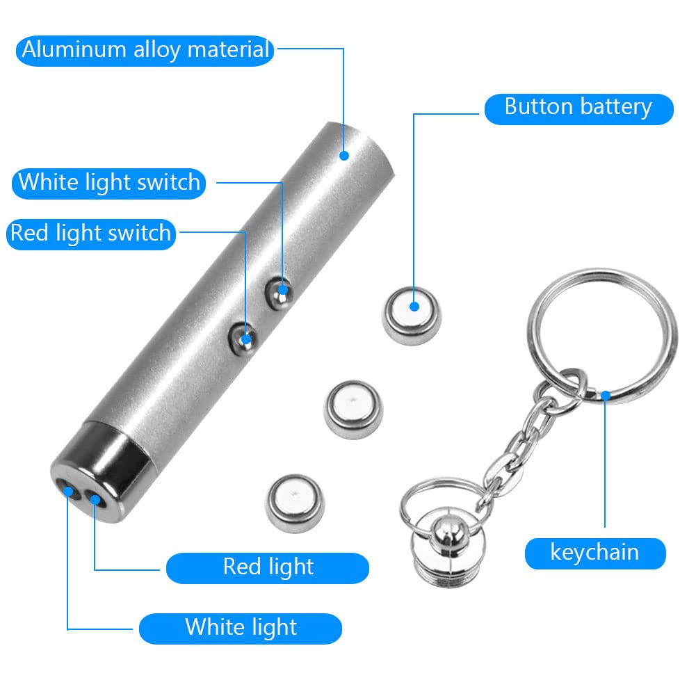 CHUQIANTONG interactive-pet-toy scene shows pets engaged with the LED pointer.