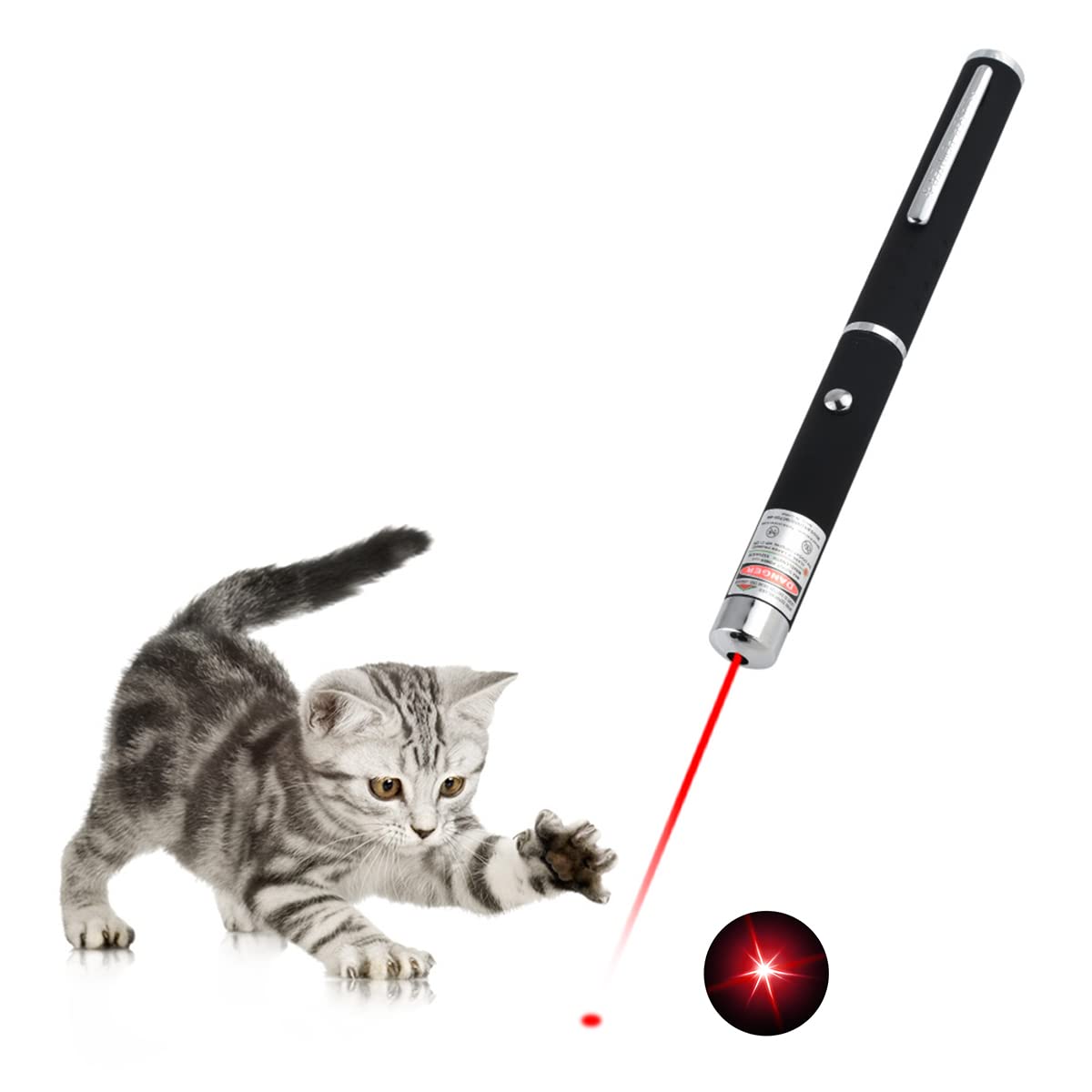 CHUQIANTONG laser pointer battery power options not included.
