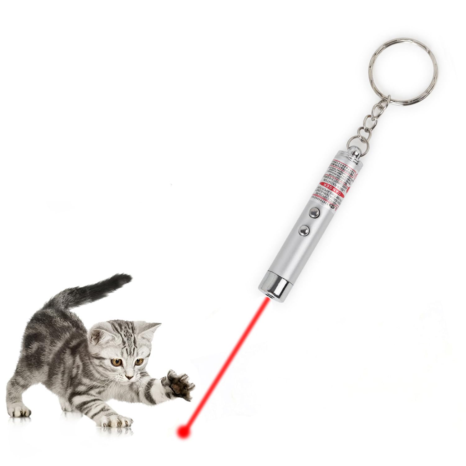 CHUQIANTONG LED pointer pen with keyring enables on-the-go training.