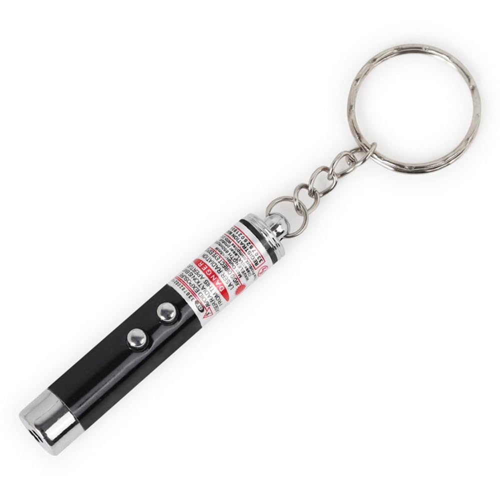 CHUQIANTONG mini keyring laser pointer portable design in action