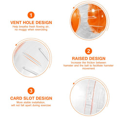 CHUQIANTONG hamster-ball-durable-plastic emphasizes tear resistance for lasting play.