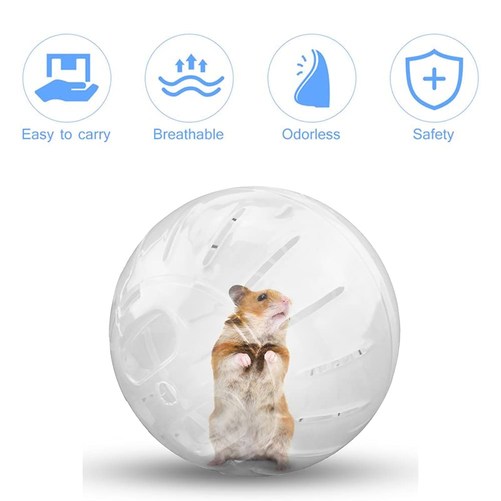 CHUQIANTONG hamster-ball-transparent-inside-view enables easy activity monitoring.