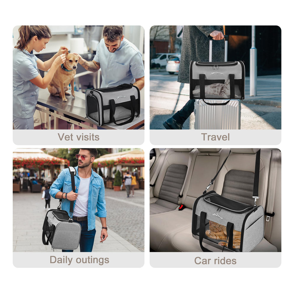 Chuzhong carrier side pockets keep treats and water within reach.