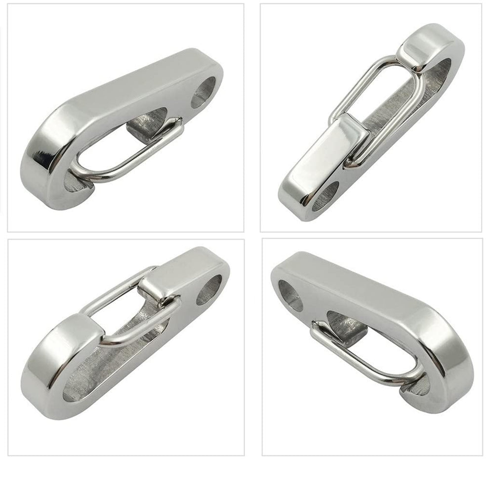 Chyobo quick clips with split rings shown for secure tagging.
