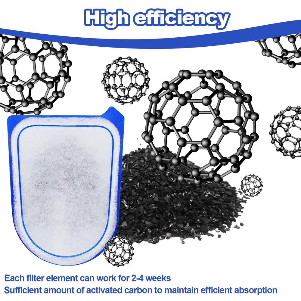Chyodi carbon filter removing dirt and odors in aquarium water