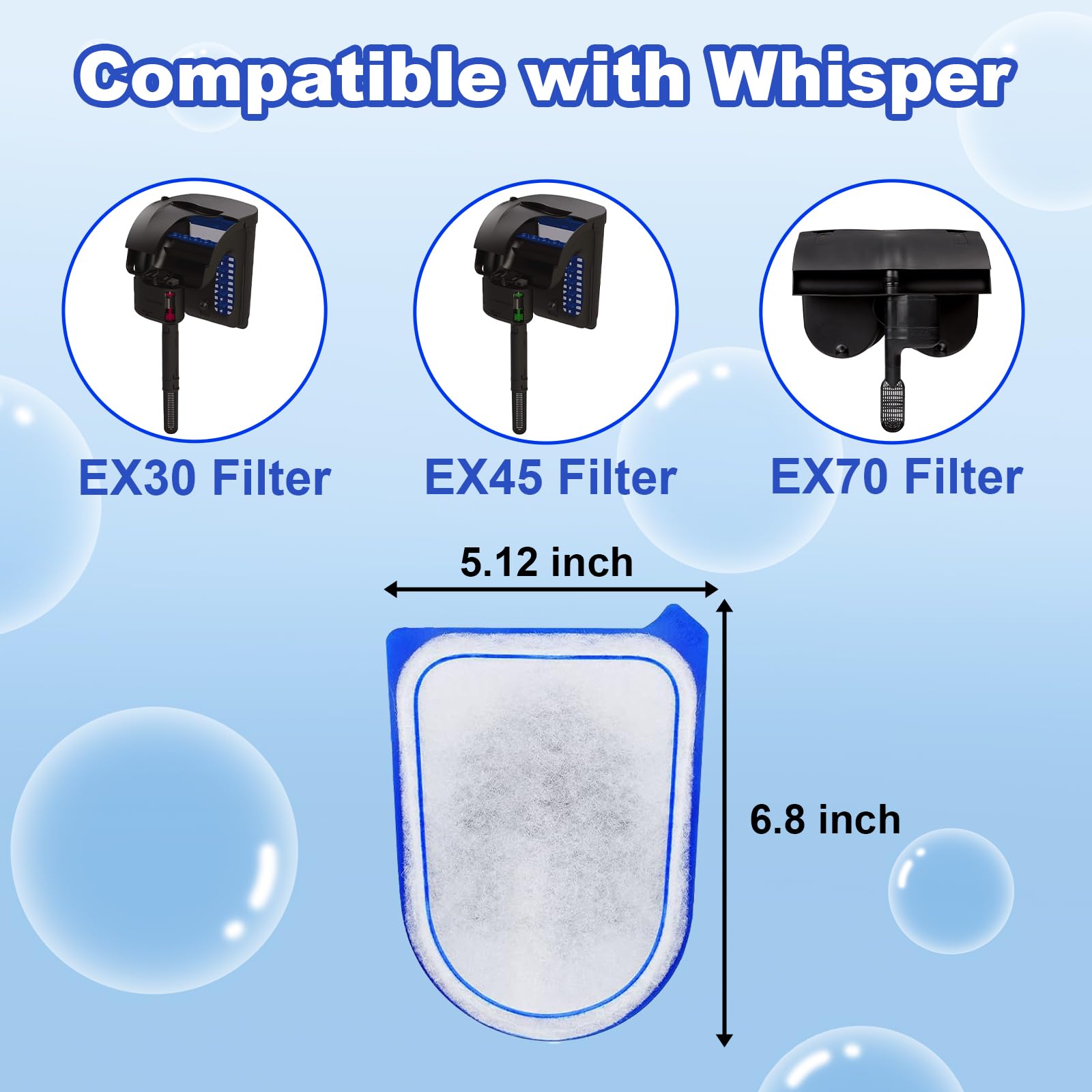 Chyodi carbon filter installed in fish tank delivering steady water flow