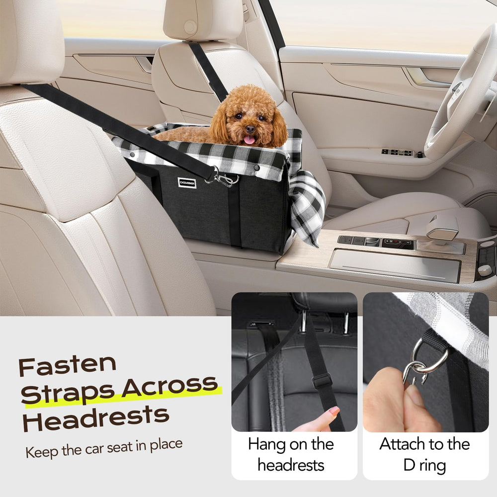 CHZUOBER multi-use pet car seat used as carrier and booster during travel