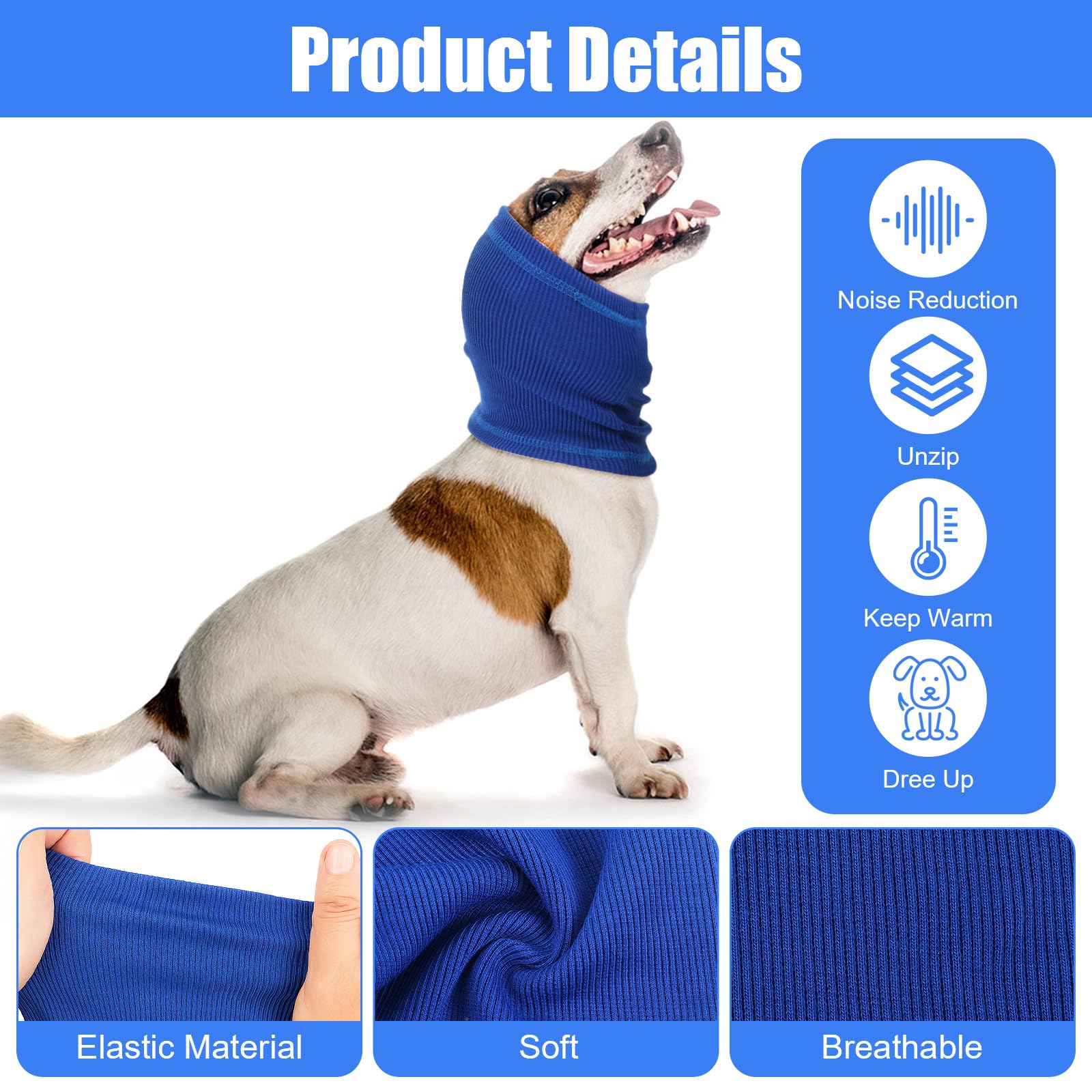 CIATBYYJ calming hoodie worn on dog during travel