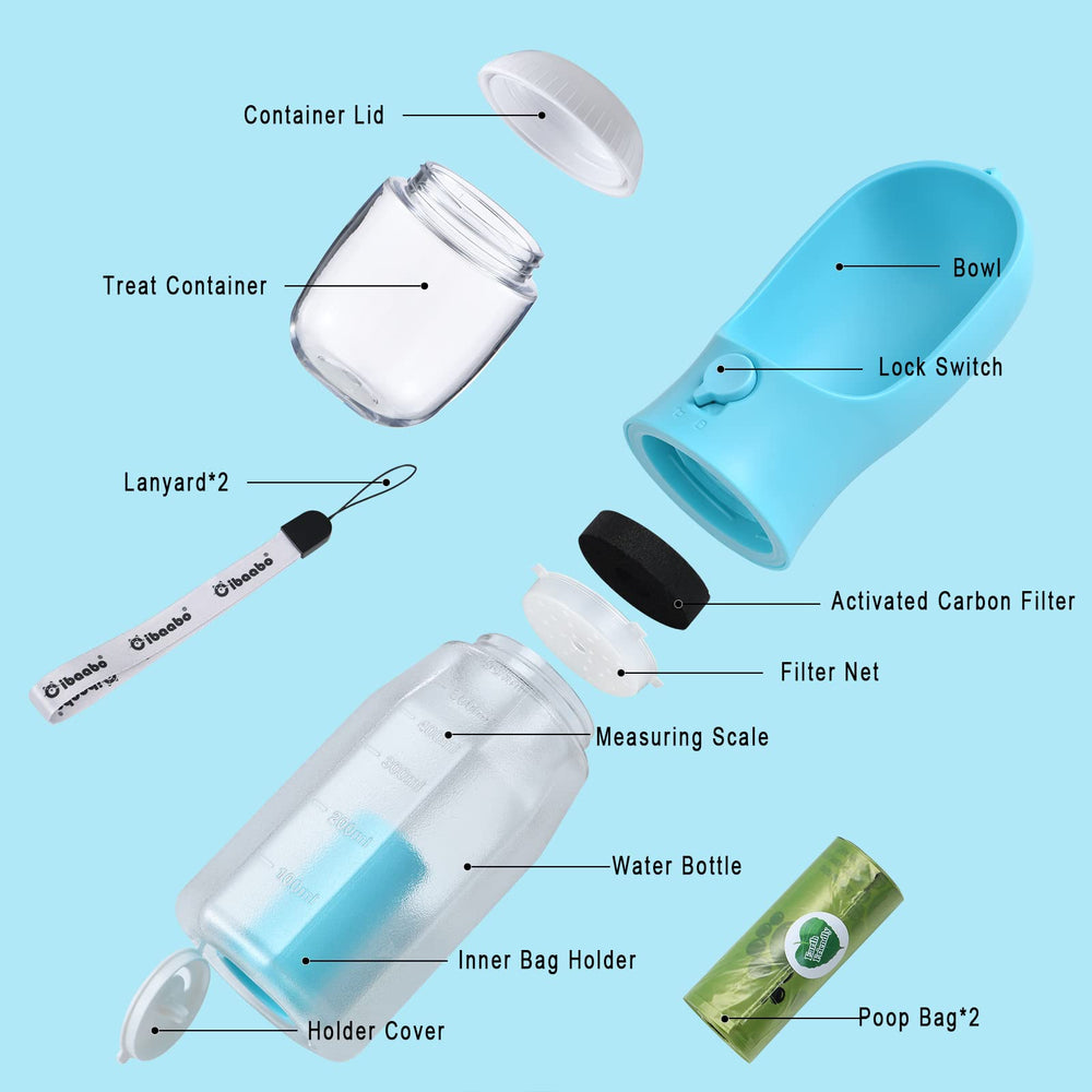 Cibaabo leak-proof lock keeps water secure during use.