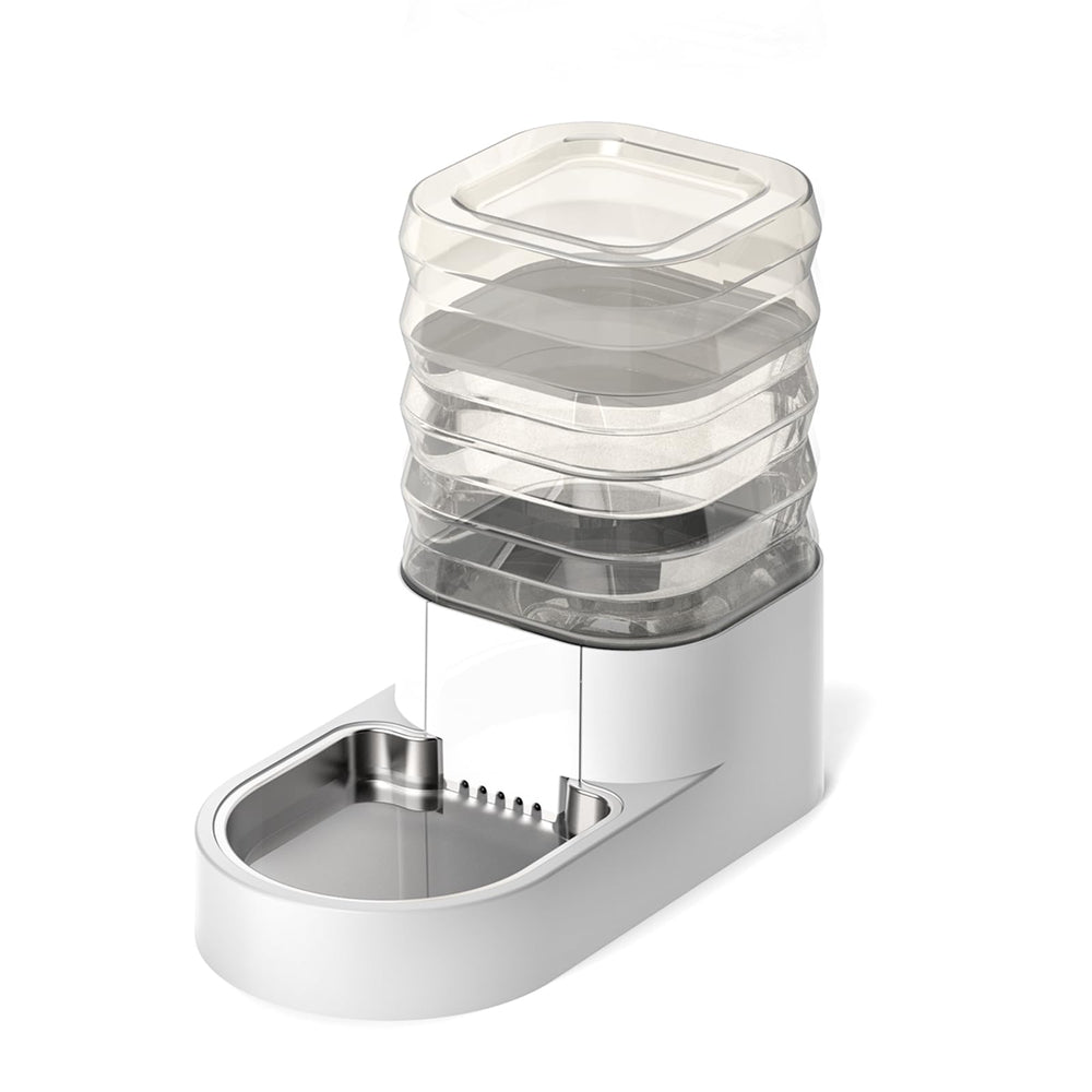 Ciconira gravity 4.5L water dispenser — large capacity for pet hydration on trips.