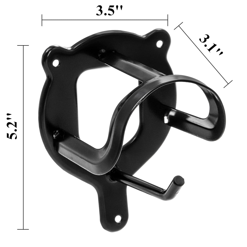 Cididu 12-counts horse bridle rack on wall-mount saves space in busy tack room.
