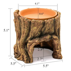 Cididu 2-in-1 hideout bowl demonstrates integrated feeding and hiding in one unit.
