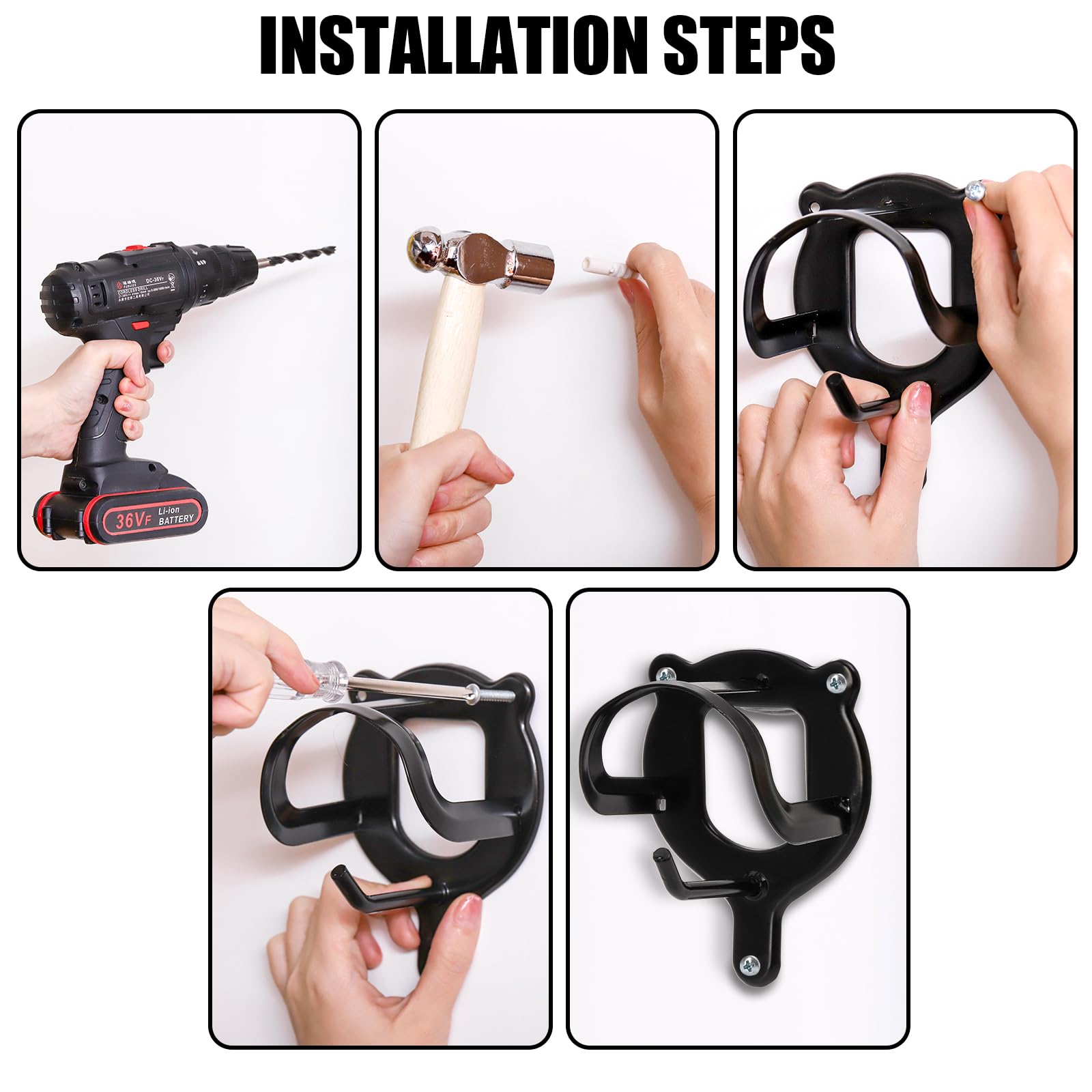 Cididu bridle rack installed in tack room keeps gear within reach and neat.
