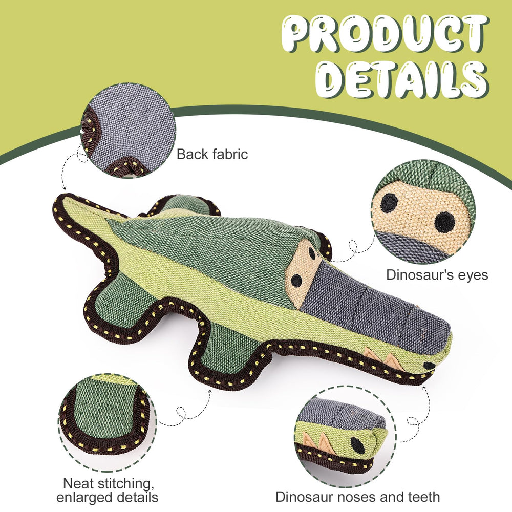 CIDIXCIDIX crocodile toy squeaker-action during play
