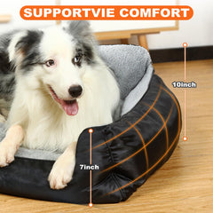 CIESMSI dog bed machine washable for quick cleaning