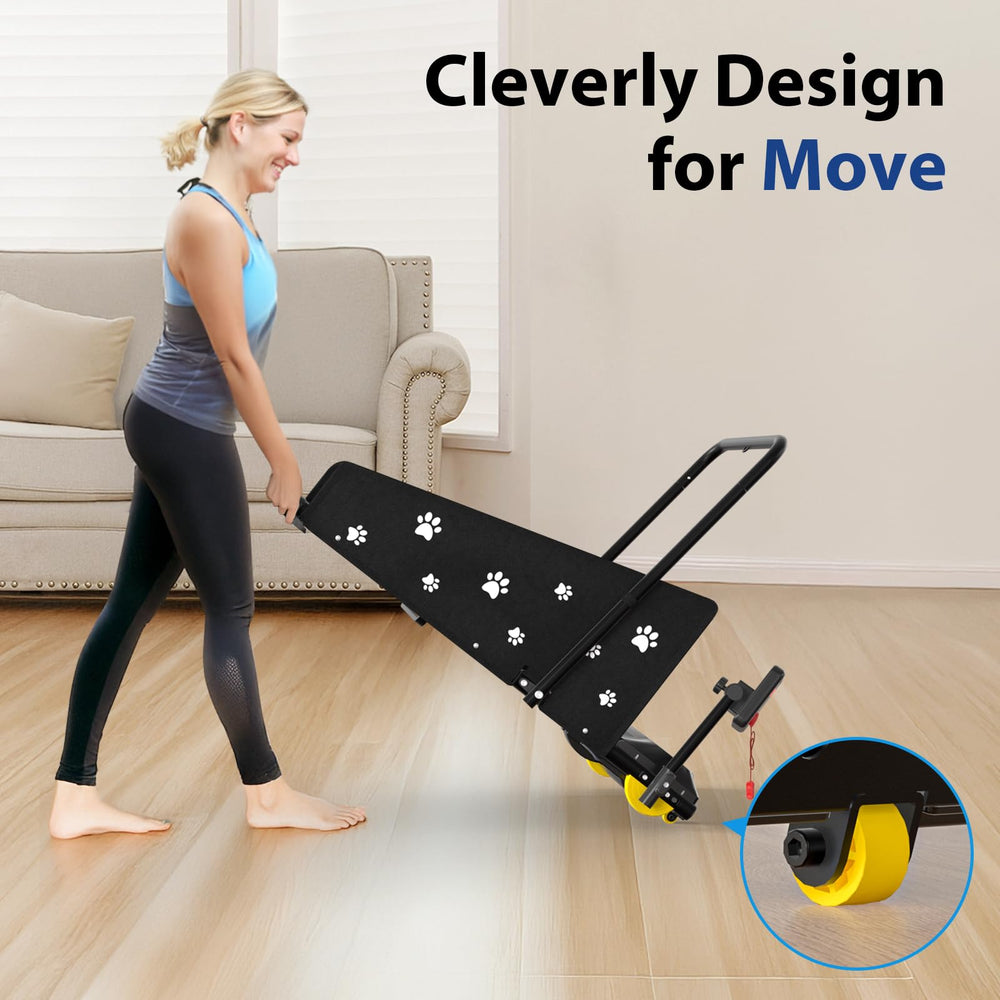 CIIHI C dog treadmill side panels help prevent wandering.