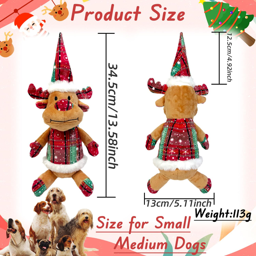 CIIVURR Christmas toy crinkle ear for sensory engagement.