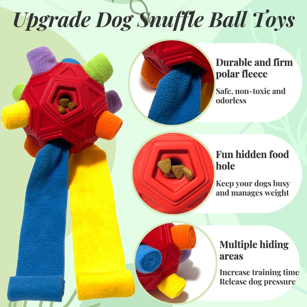 CIIVURR Snuffle Ball top view showing snack opening for scent-based exploration.