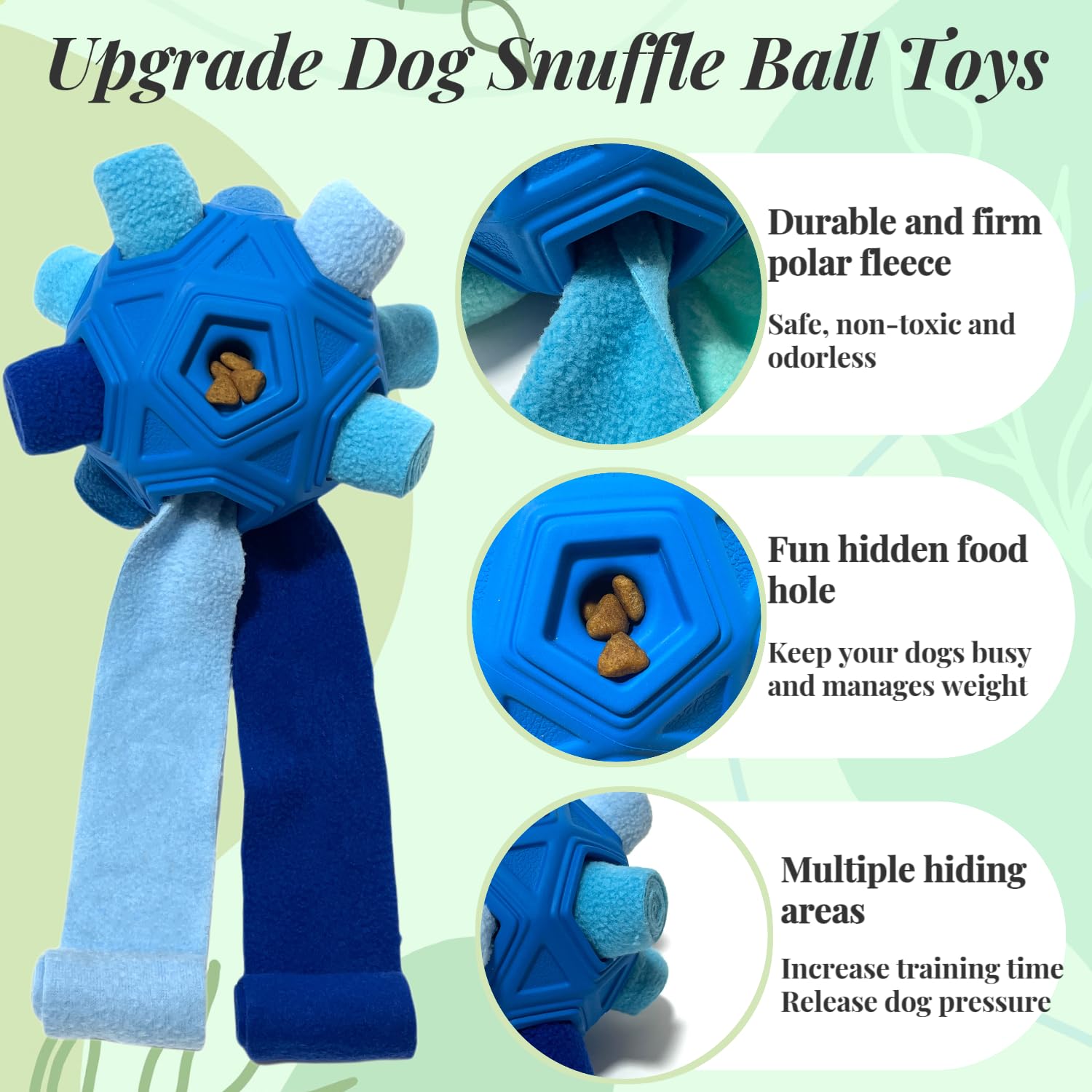 CIIVURR Snuffle Ball treat-inside reveals hidden rewards for sniff-and-find sessions.