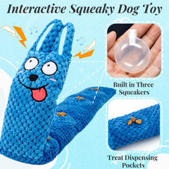 CIIVURR blue rabbit puzzle toy extended length for tug-of-war