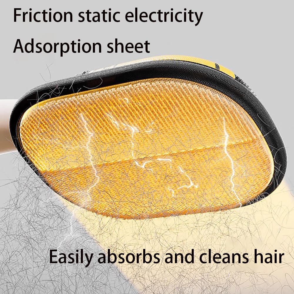 CILECROCOO Pet Hair Removal Glove prepares car seats for travel