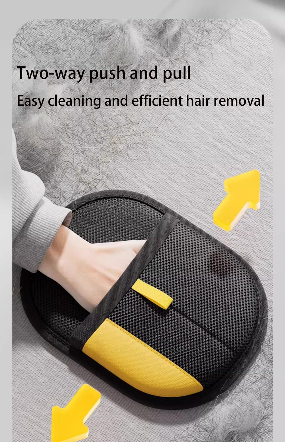 CILECROCOO Pet Hair Removal Glove gently grooms your pet