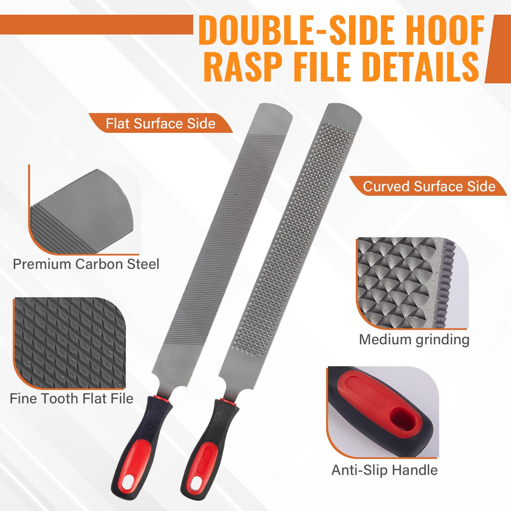 Ciltlurk hoof rasp teeth close-up highlighting sharp, precise cutting