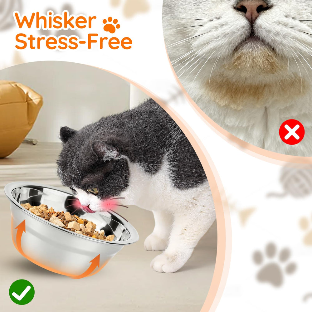 CILXGQLN three-bowl feeder reduces clutter during feeding times.