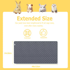 Cimiycob guinea pig bedding waterproof inner layer prevents leaks and keeps cage dry
