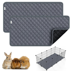 Cimiycob guinea pig cage liner setup keeps bedding clean and cozy.