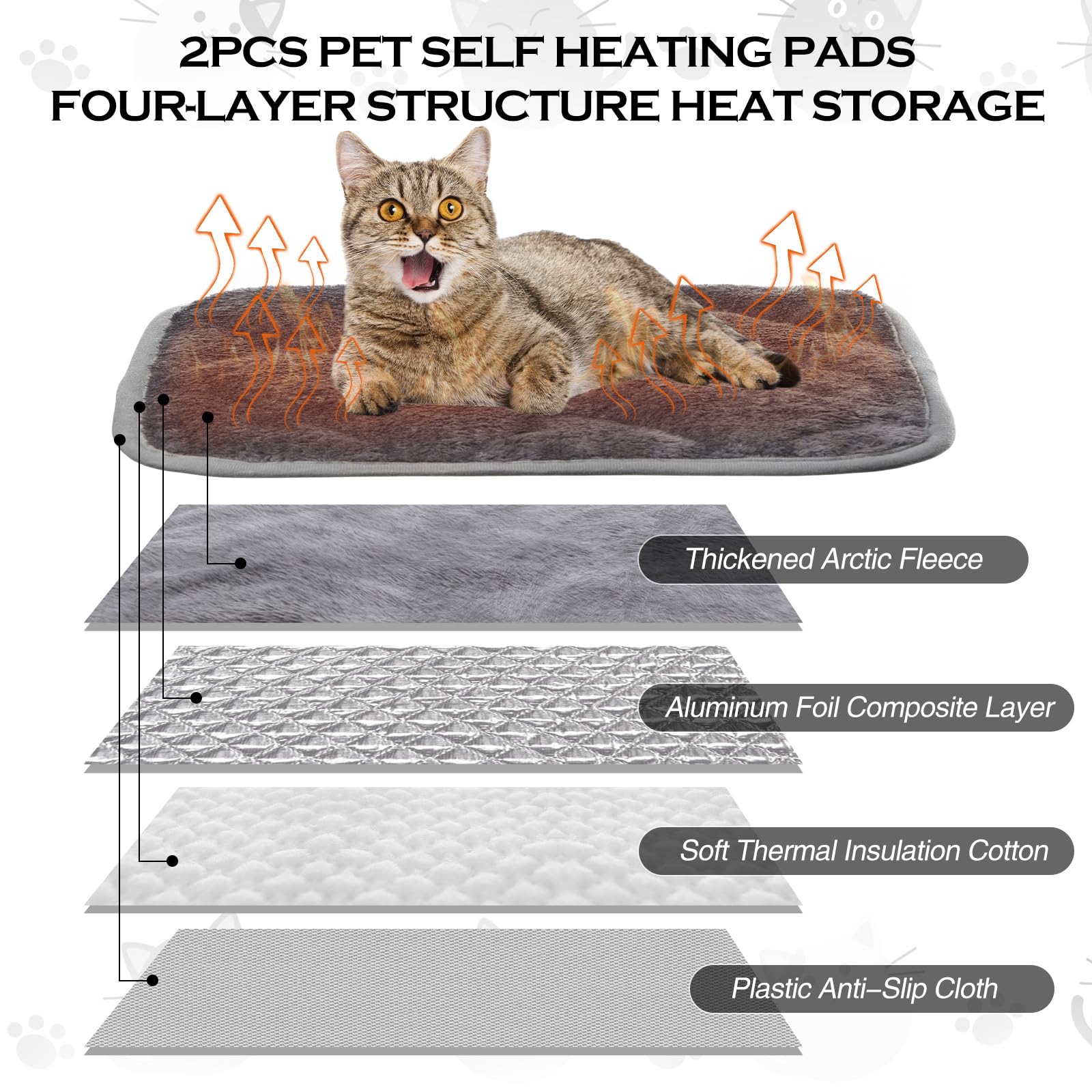 Cinnvoice cat shelter with ground spikes gray, setup view, secure placement against wind.