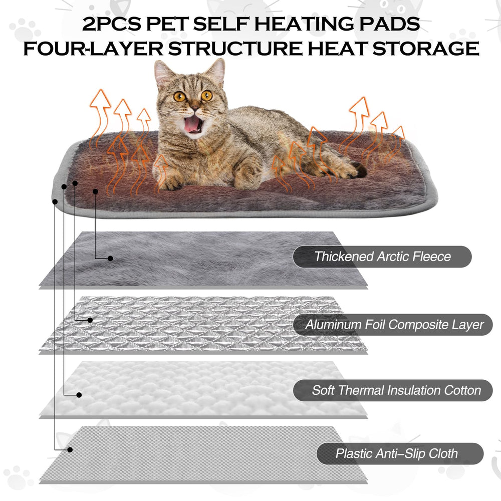 Cinnvoice cat shelter with ground spikes gray, setup view, secure placement against wind.
