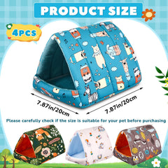 Cinnvoice guinea pig bed tunnel inside view highlights cozy entrance for secure resting.