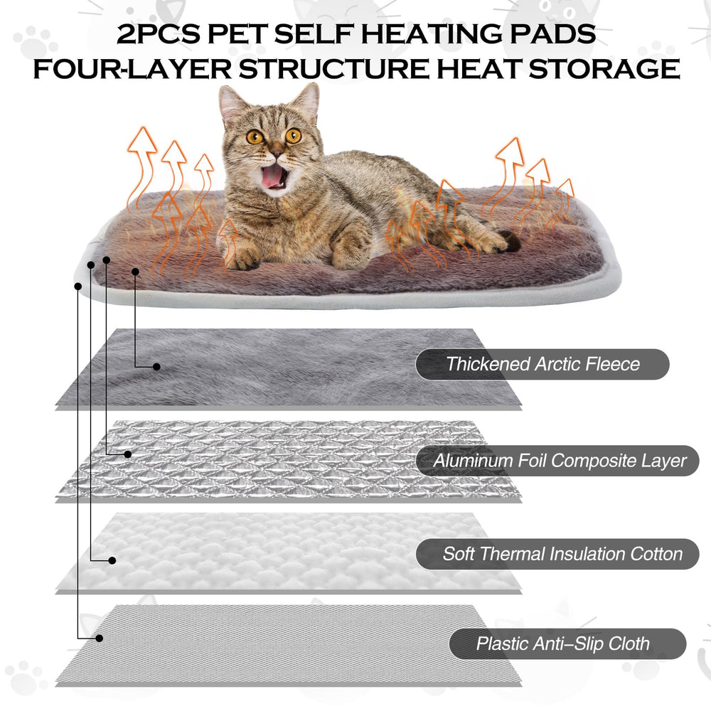 Cinnvoice self-heating pad layered design enhances heat retention and softness.