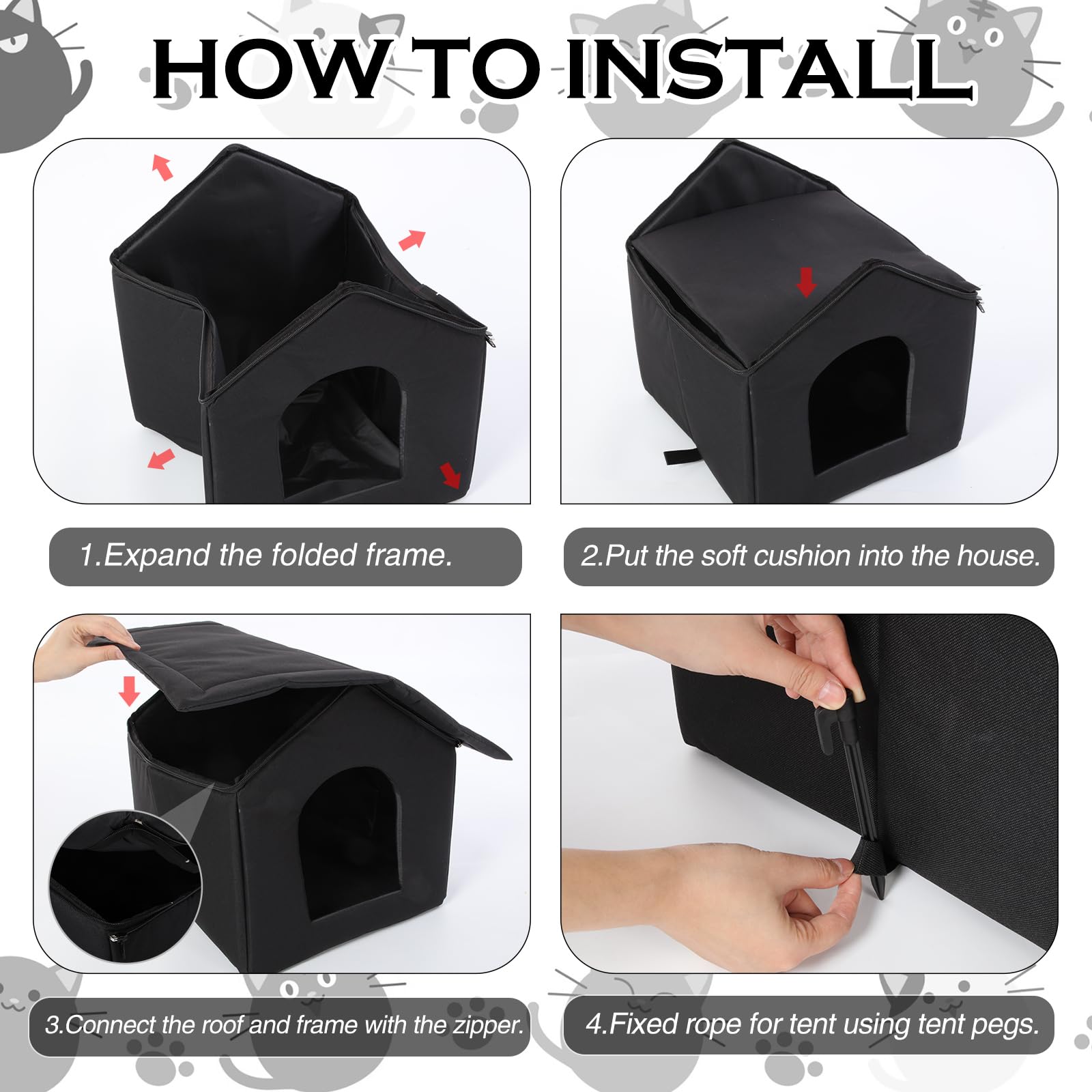 Cinnvoice two-pack cat shelter set shows value and versatility.