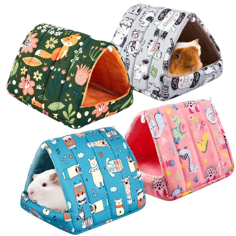 Cinnvoice Wonder Tale guinea pig hideout with wrapped entrance for secure resting