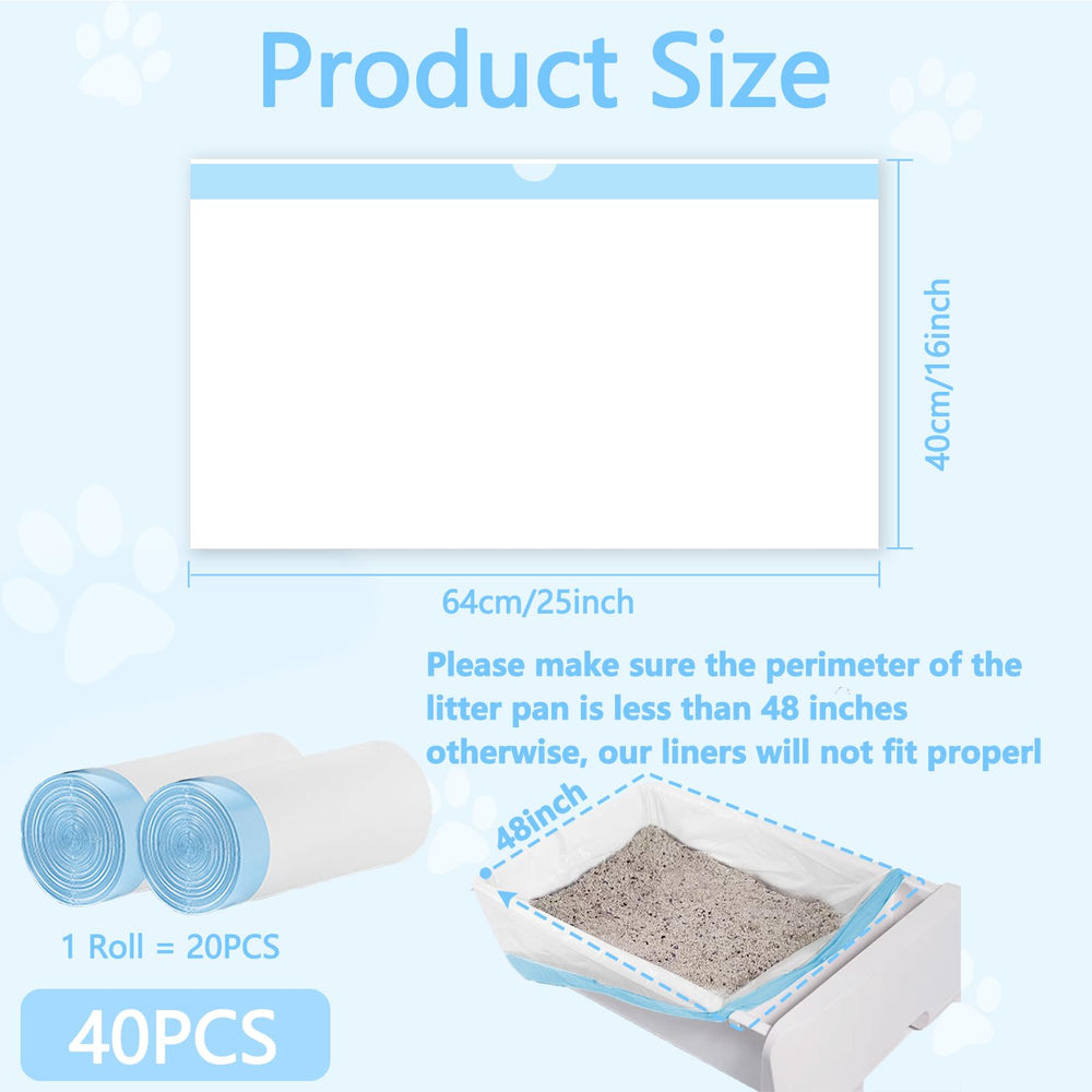 CIOKIT litter bags drawstring closure demonstrated for mess-free disposal
