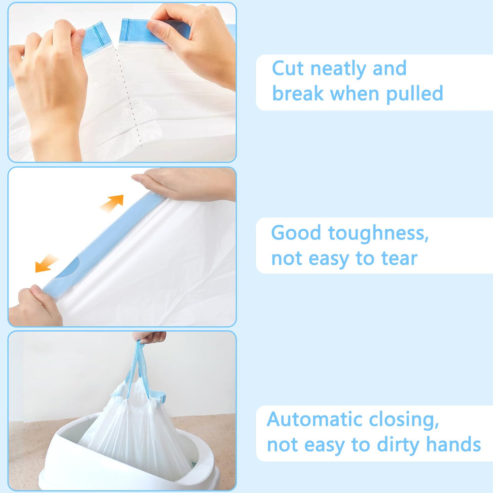 CIOKIT semi-circular drawstring design illustrating odor-control feature